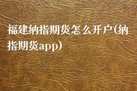 福建纳指期货怎么开户(纳指期货app)_https://www.cyfs-sh.com_研究报告_第1张