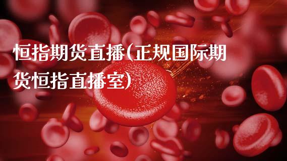 恒指期货直播(正规国际期货恒指直播室)_https://www.cyfs-sh.com_研究报告_第1张