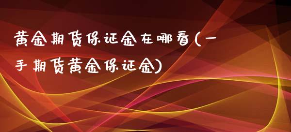黄金期货保证金在哪看(一手期货黄金保证金)_https://www.cyfs-sh.com_研究报告_第1张